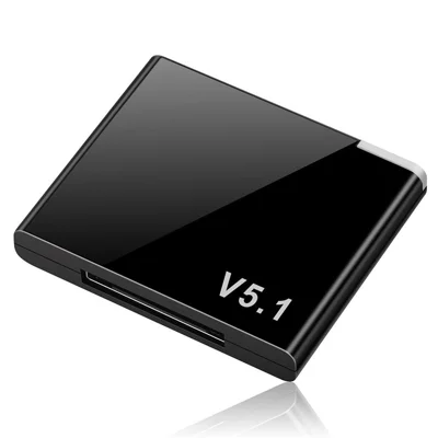 30-pin Bluetooth-compatible 5.1 Audio Receiver Speaker Mini Wireless Adapter 30-pin Jack Analog for iPhone iPad PC