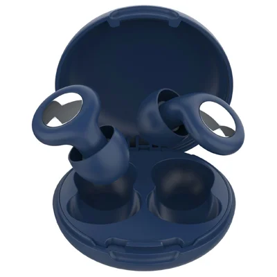 Y25 Ear Plugs for Sleeping 30dB Silicone Noise Cancelling Earplugs with 8 Eartips and Carrying Case - Sapphire