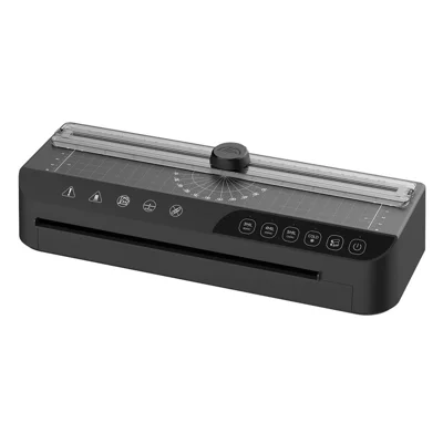 FNL008 Smart A4 Laminator Home Office Photo Laminating Machine with A4 A5 A6 Films and Corner Rounder - US Plug