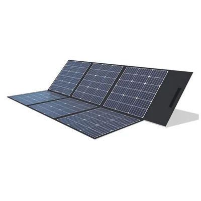 EYONGPV EYF300-18M6 Foldbar Soloplade 300 W Monokrystallinsk Fotonledning Udenlandske Strømforsyning til camping i campingvogne - Sort 18 V