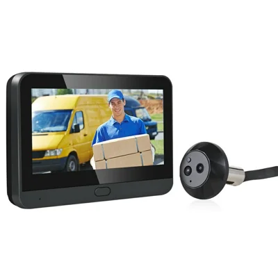 ESCAM C88B 4.3 Inch HD Screen Mini WiFi Video Doorbell PIR Motion Detection Peephole Camera