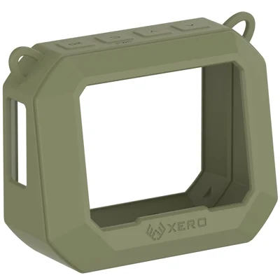 Silikonfodral till Garmin Xero C1 Pro, klockformad skyddshölja - Armégrön