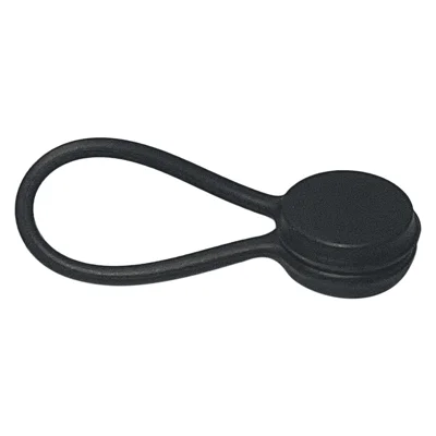 Magnetic Cable Winder Earphone Cord Organizer Silicone Wire Holder - Black
