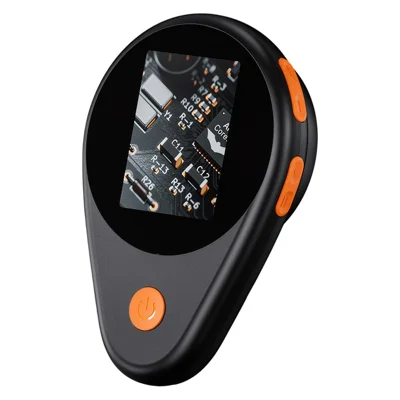 368 500X Magnification 2 Inch IPS Screen Handheld Digital Microscope for Inspection Repair - Black