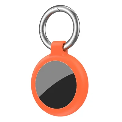 CT18 For Apple AirTag Anti Lost Tracker Magnetic Protective Case Ultra Light Waterproof TPU Cover - Orange