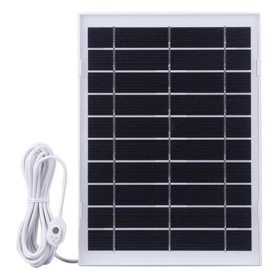 Solar Panel for Arlo Pro 4  /  Ultra 2  /  Pro 3  /  Ultra  /  Pro 5S Surveillance Camera Charger with Magnetic 3 Pin Interface - White