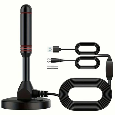 TV-antenne VHF UHF 4K signaalontvanger met hoge versterking en versterker, compatibel met ATSC en DVB-T