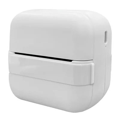 X18 Portable Inkless Thermal Printer 200DPI Bluetooth-compatible Mini Pocket Printer, Standard Version - White
