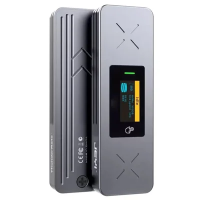 JEYI M.2 SSD Enclosure NVME / SATA Dual Protocol USB 3.2 Gen 2 10Gbps External Reader Portable SSD Case
