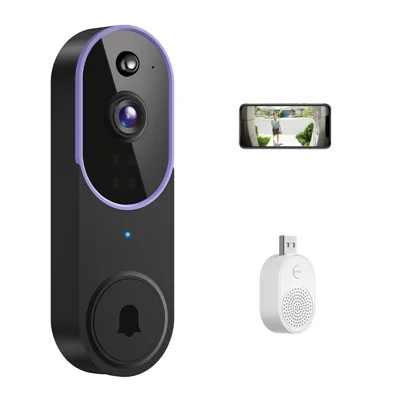 P52 Two Way Audio 2.4G WiFi Wireless Smart Video Doorbell 1080P HD Night Vision Motion Detection Door Bell