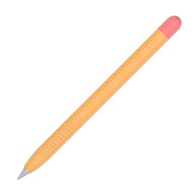 AHASTYLE PT114 Силиконовый защитный чехол двухцветный для стилуса Huawei M-Pencil 2-го и 1-го поколения - оранжевый + красный