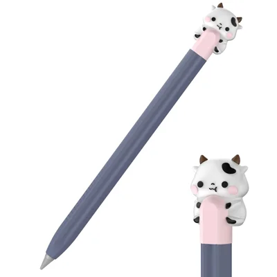 AHASTYLE PT114 Чехол для стилуса Huawei M-Pencil 3-го, 2-го и 1-го поколений, силиконовый чехол в виде мультяшного животного - полночно-синий