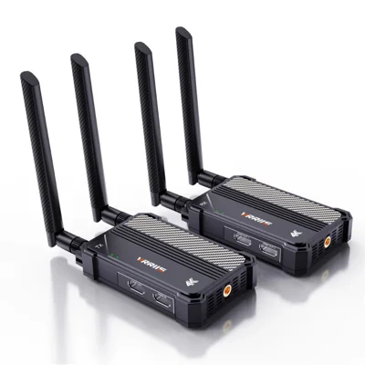 VRRIIS WL095 P 4K Ultra HD Drahtloser Sender und Empfänger-Kit 350m Lange Reichweite Dual-Band Niedrige Latenz - US-Stecker