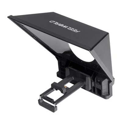 FEELWORLD TP2A 8 Inch Portable Teleprompter for Smartphone Tablet DSLR Camera Prompter with Remote Control