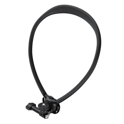 Soporte para cámara de acción ACEFAST E37 con montura para el cuello, soporte tipo collarín de silicona para ángulo de visión en primera persona con almohadilla de aire