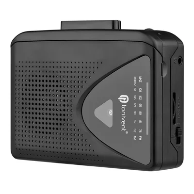 TONIVENT TON009 Retro Portable Cassette Player Built-in Speaker FM / AM Radio with 3.5mm Headphone Jack