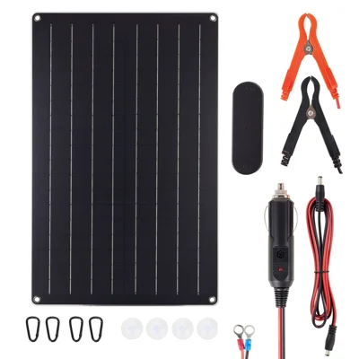 PCB550-350D-SAE Painel Solar de 30 W, Mantenedor Solar para Baterias Chumbo-Ácido para Automóvel, Carregador Solar para Baterias de Lítio