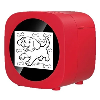 X16 AI Voice Control Smart Kids Drawing Printer 2.4 Inch HD Screen Thermal Pocket Printing Machine - Red