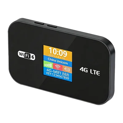 Routeur WiFi 6 mobile 4G LTE MF967P-E avec écran couleur, point d'accès portable 300 Mbps, version Eurasie