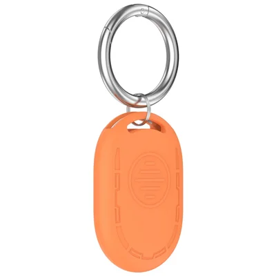 Étui en silicone pour Xiaomi Tag - Étui de protection antiperte pour traceur d'objet - Orange