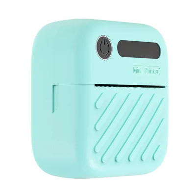 A36 Mini-Thermo-Drucker 200 DPI Tragbarer Bluetooth-kompatibler Etikettendrucker für Büro und Schule (APP: AumiLabel) - Grün