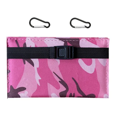 20W 4 Folds Portable Solar Panel Charger Pack IP65 Waterproof Foldable Outdoor Emergency Power Bank  - Pink