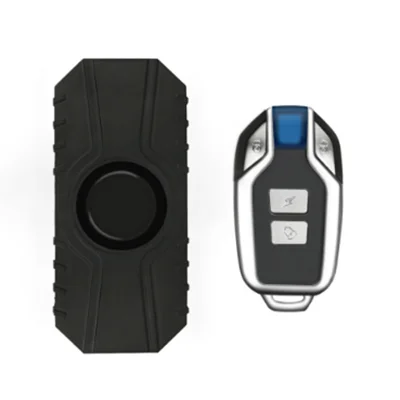 T1 IP55 Wasserdichtes, Drahtloses Vibrationsalarm-System mit Fernbedienung für Fahrrad und Motorrad – Schwarz