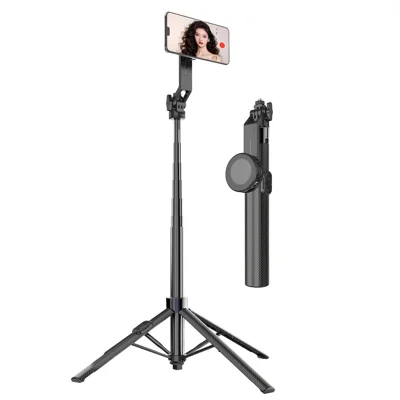K07 Semiconductor Cooling Phone Stand Tripod Bluetooth-compatible Remote Control Selfie Stick for Live Streaming