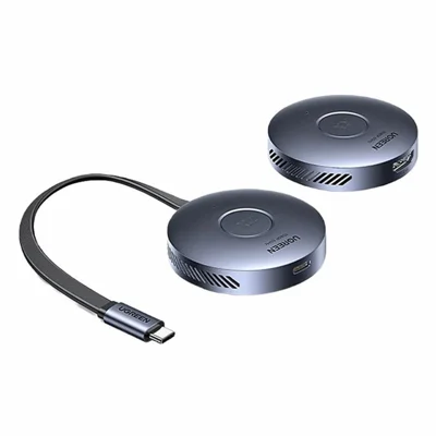 UGREEN S309-75500 Type-C Magnetic Phone Screen Mirroring Dongle HD 1080P / 60Hz 5.8G Wireless Transmitter and Receiver Kit
