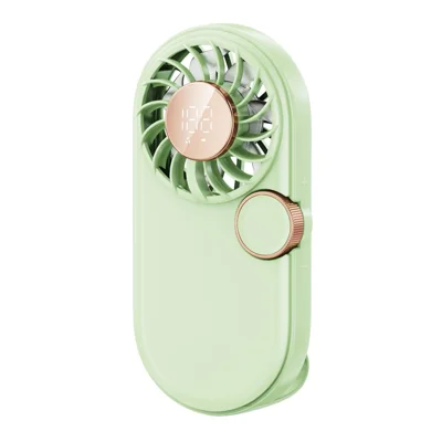 X90 Mini ventilador portátil 11000RPM 100 niveles de velocidad sin escalones Motor dual turbo 1200mAh Batería para enfriamiento al aire libre - Verde