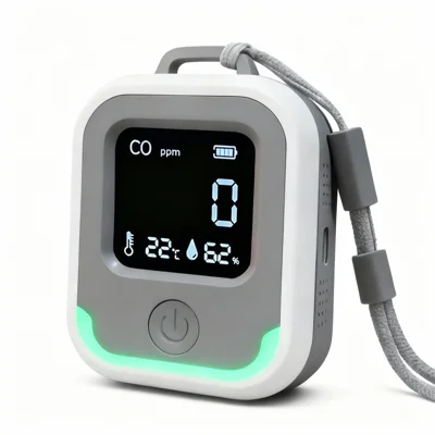 Detetor de Monóxido de Carbono HD-600 3 em 1 Alarme de 50 PPM, Detetor de CO com Monitorização de Temperatura e Humidade para Acampamento e RV