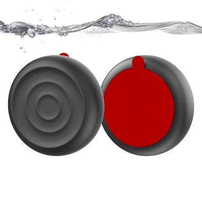 2 pièces de coque en silicone pour Apple AirTag / AirTag 2 étanche et anti-choc avec dos adhésif