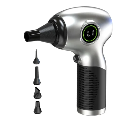 D21S Wireless Handheld Dust Blower 125000RPM Brushless Motor 200G Max Air Flow Duster with LED Display