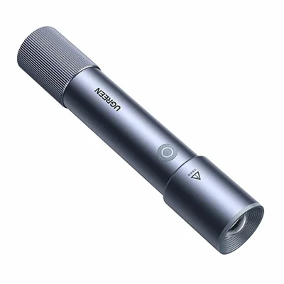UGREEN 65660 IP65 Wasserdichter 800LM Taschenlampe 3-in-1-Fenstersprenger und Gurtschneider für Notfälle