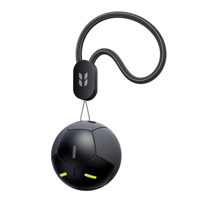 UGREEN 95020X Soccer Ball Smart Tracker IP68 Waterproof 110dB Item Locator Work with Apple Find My - Black