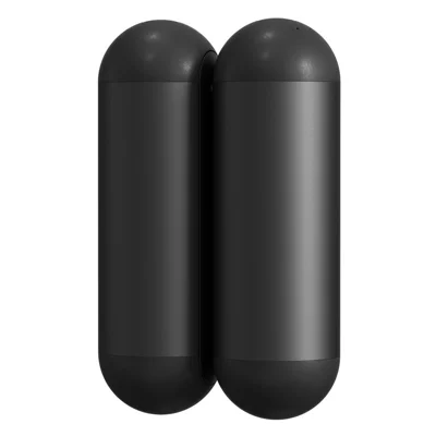 M2 2 piezas 3000 mAh calentador de manos magnético desmontable, calentador portátil ajustable de 3 velocidades - Negro