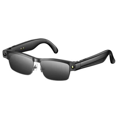 L802 8MP Camera Smart Glasses AI Real-time Translation Video Recording Bluetooth-compatible Calling (APP: Genimiro) - Sunglasses Lens