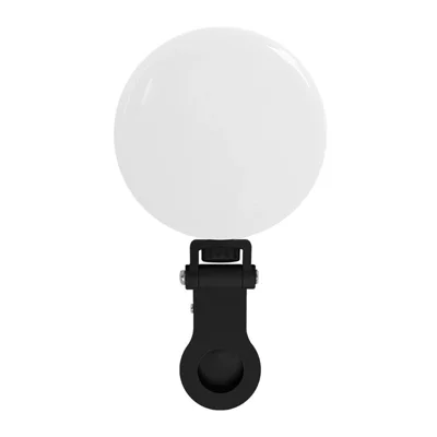 K-23 Mini Luz LED com Gancho Magnético Luz de Preenchimento Portátil Recarregável por USB Tipo-C com Três Temperaturas de Cor