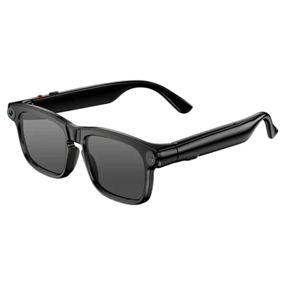 M11 Smart Glasses Electrochromic Lens 8MP Camera AI Vertaling Muziekafspeellijst Bluetooth-compatibel 5.4 IPX4 Waterbestendig - Zwart