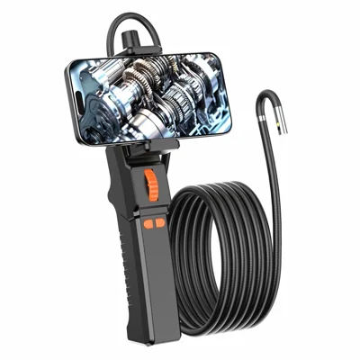 Z01 USB Endoskop z kablem 1,5 m, 6,5 mm, jednolensowe endoskopowe urządzenie z podwójnym kierunkiem skanowania do wykrywania rur w instalacjach hydraulicznych, samochodach, zgodne z iOS i Androidem