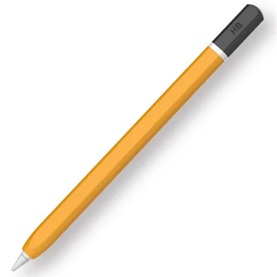 AHASTYLE JY16-P Stylus-Hülle für Apple Pencil Pro / Bleistift (2. Generation) Silikon-Antirutsch-Schockfest-Hülle - Gelb