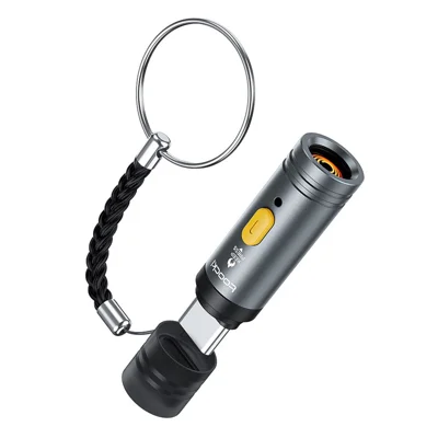 TOOCKI TG13 USB-C Lighter Aluminum Alloy Windproof Flameless Tungsten Wire Igniter for Outdoor Camping Travel - Grey