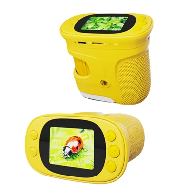 CM10 Digitalmikroskop 1500X förstoring 5MP kamera 2,0 tum LCD-skärm 8 LED-ljus teleskop för barns pedagogiska leksak - CM10