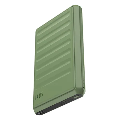 IKOS K7S 4G LTE Adapter z podwójną kartą SIM z kartą Nano SIM, bateria 3000 mAh, Bluetooth 5.0, WiFi Hotspot dla iPhone'a z pojedynczą kartą SIM lub bez eSIM – zielony