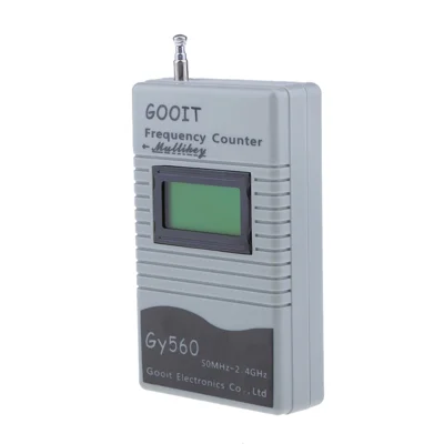 GY-560 Tragbares Handheld-Interphone-Frequenzmessgerät-Zähler DCS-Funksignal-Frequenz-Tester - Grau