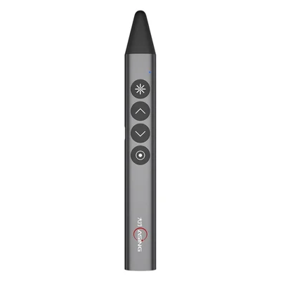 ASING A12 2,4ghz Wireless Apresentador Ponteiro Digital Laser Stylus Apresentação de Adsorção Magnética Clicker PPT Pointer Suporte de Escrita de