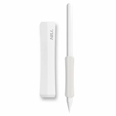 AHASTYLE PT-LC03 для Apple Pencil (1-го поколения) / (2-го поколения) нескользящая защитная манжета для ручки из силикона - белая