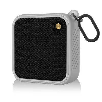 For Marshall Willen Bluetooth-compatible Speaker Silicone Carrying Case Anti-scratch Protective Cover - Light Grey