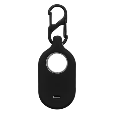 Для Samsung Galaxy SmartTag 2 Силиконовый чехол Трекер устройство Защитный чехол - Пряжка в виде цифры 8 / Черный