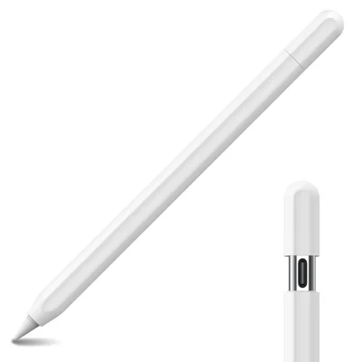 AHASTYLE PT65-3 For Apple Pencil (USB-C) Силиконовый чехол для защиты от падения Защитная крышка для карандаша - Белый